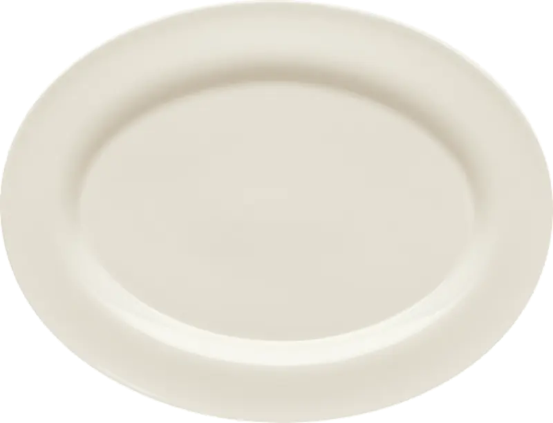 Platte oval Fahne 29 cm creme Form Generation Schönwald - Restposten  