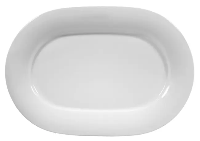 Platte oval Fahne 36 cm Form Savoy weiß Seltmann - Restposten  
