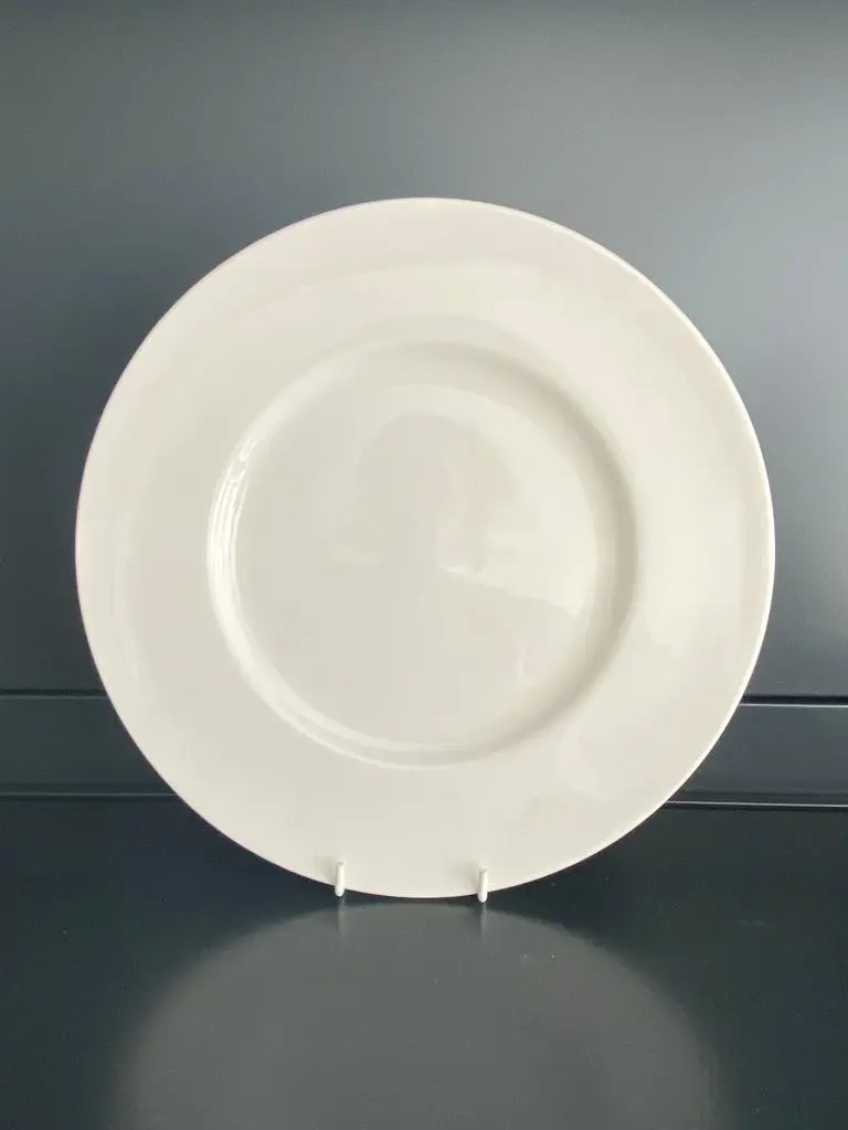 Teller flach 27 cm Bone China Form Jade weiß  Rosenthal - Restposten   