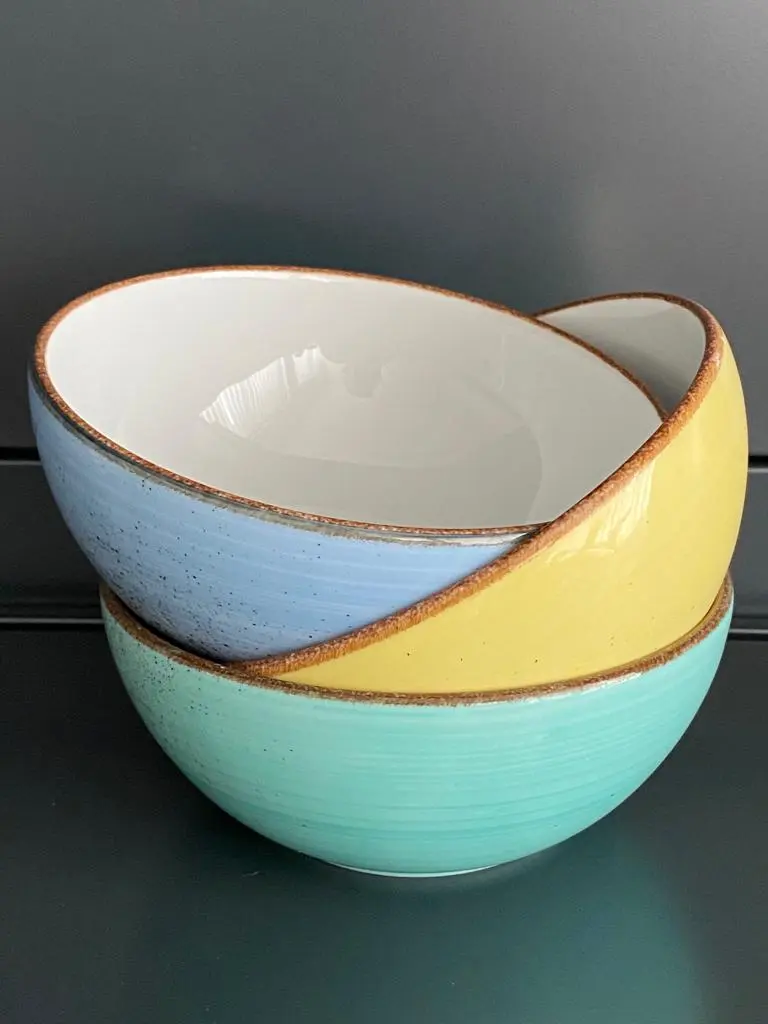 Schale 15 cm blau Form Rustic   - Restposten  