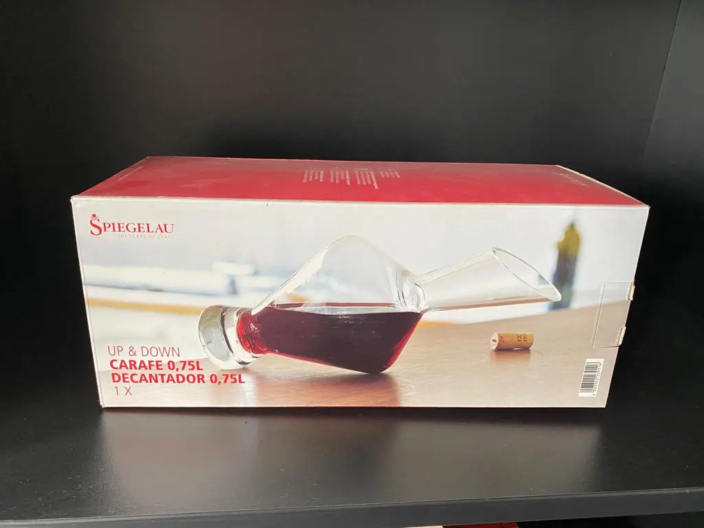 Glaskaraffe Up & Down 0,75 l - Restposten