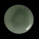 Teller tief 25,5 cm coupe Concorde Vollglasur grün