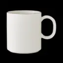 Becher mit Henkel 28,5 cl Concorde farbiges Band maroon