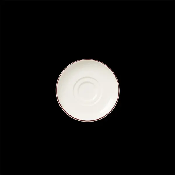 Espresso-Untere 11,75 cm Concorde farbiges Band maroon