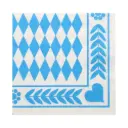Motiv Servietten 3-lg. 1/4-Falz 33 cm x 33 cm "Bayerische Raute" 20 Stück