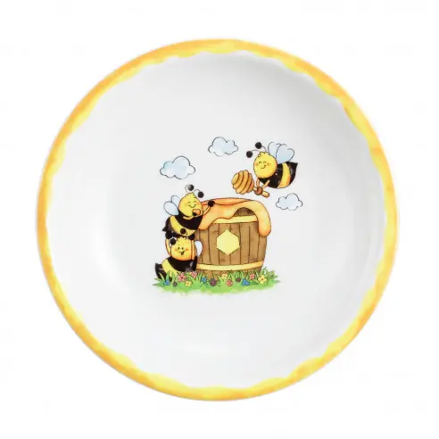 Suppenteller 20 cm Fleißige Bienen