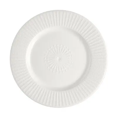 Gourmet Teller 18,5 cm flach Accent Willow weiß 