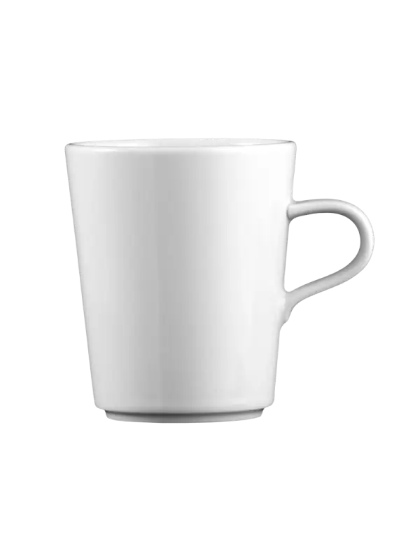 Becher mit Henkel 0,28 l Form Mandarin weiß Seltmann  