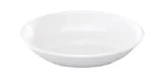 Teller tief 700 ml weiß Melamin   