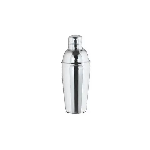 Cocktail-Shaker 500 ml 3-tlg Edelstahl hochglanz 