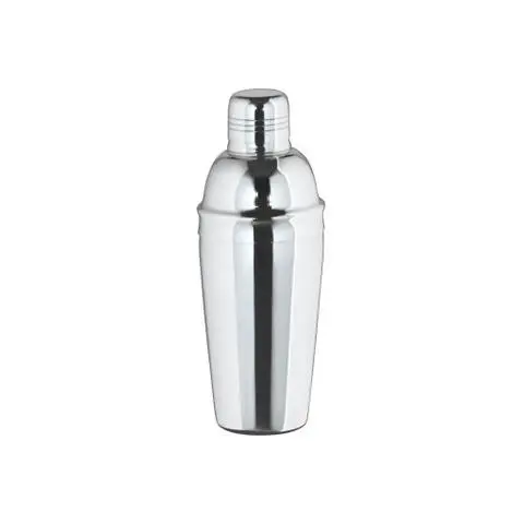 Cocktail-Shaker 700 ml 3-tlg Edelstahl hochglanz 