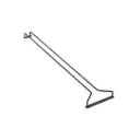 Gläserschiene 40 cm schwarz 2 Stück 