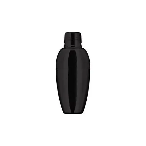Cobbler Shaker 500 ml Edelstahl schwarz