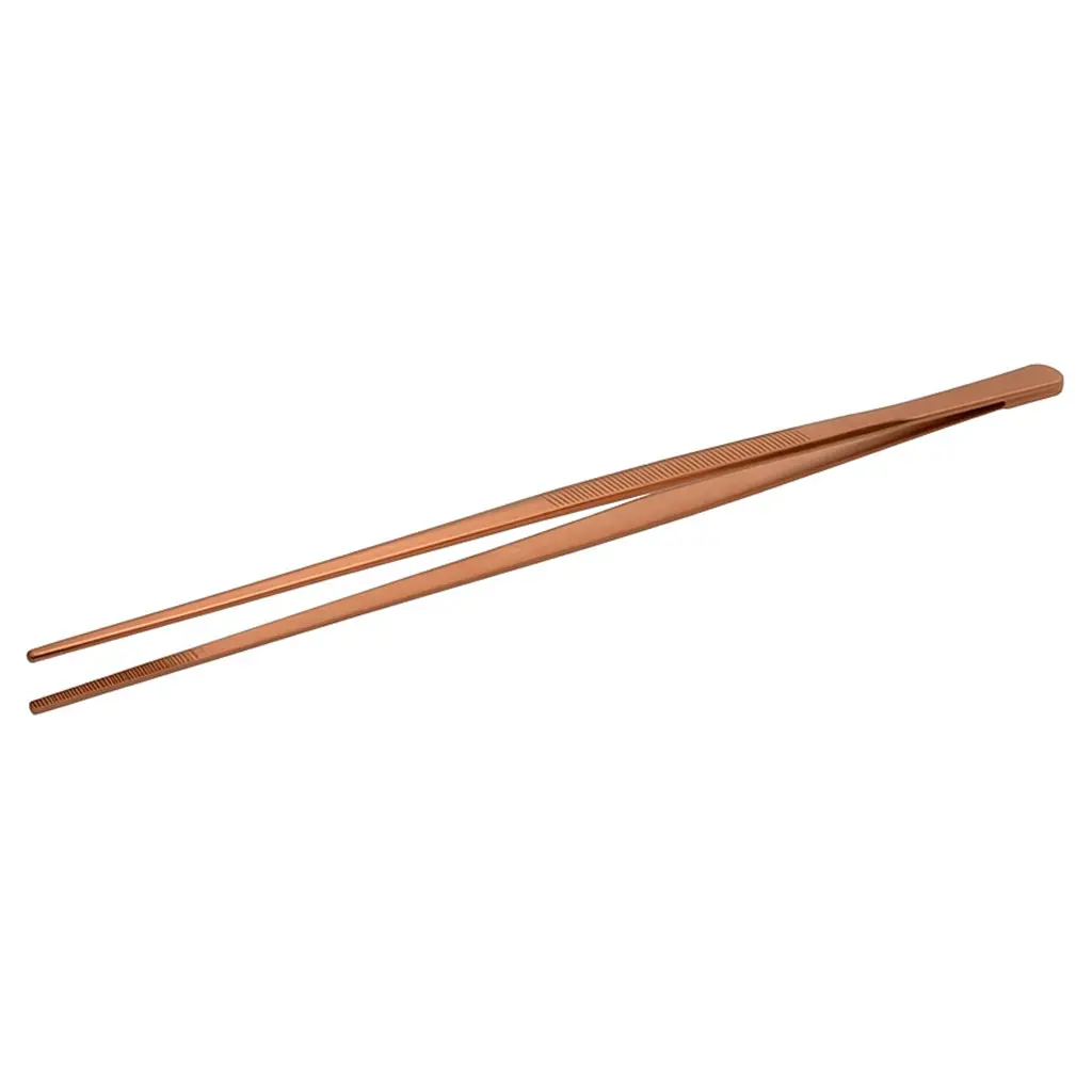 Garnierzange / Pinzette 25 cm kupferfarben