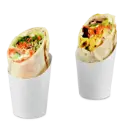 Wrapbecher weiß beschichtet 55x70/98 mm 75 Stück - Restposten 