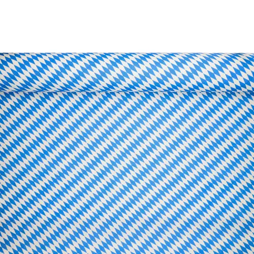 Papiertischtuch mit Damatprägung 50 m x 1 m "Bayerische Raute" 