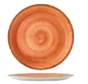 Coupe Teller 30 cm flach Serie Craft terracotta  