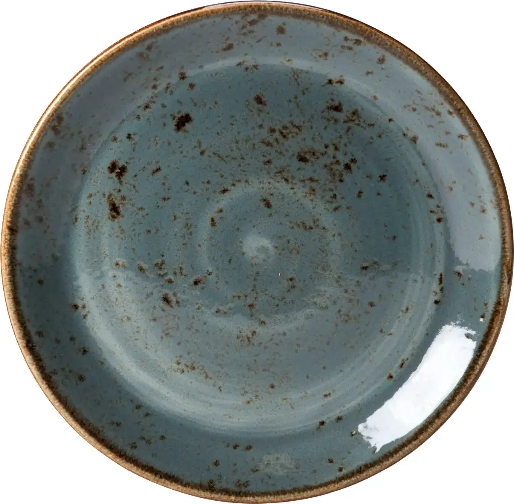 Coupe Teller 23 cm flach Serie Craft blau  