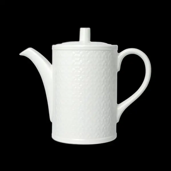 Kaffeekanne 45,5 cl  BEAD weiß Accent