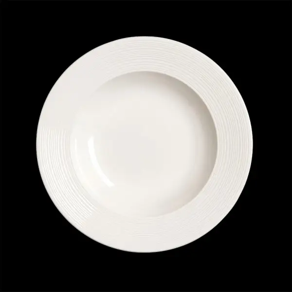 Teller tief 28,5 cm Fahne Concorde weiß  