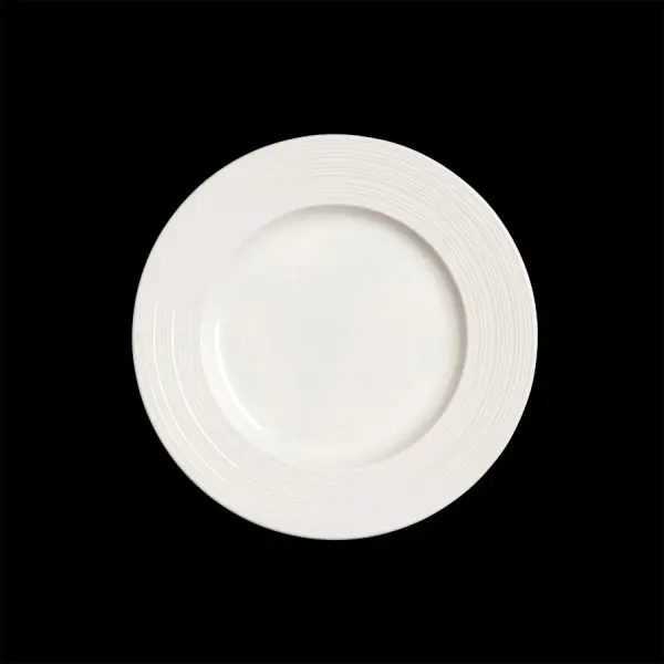 Teller flach 20,25 cm Fahne Concorde weiß 