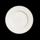 Teller flach 23 cm Fahne Concorde weiß  