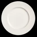 Teller flach 30 cm Fahne Concorde weiß  