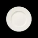 Teller flach 23 cm Fahne Concorde farbiges Band schwarz 