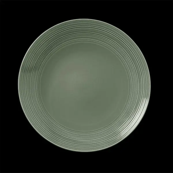 Teller flach coupe 23 cm Concorde Vollglasur grün  