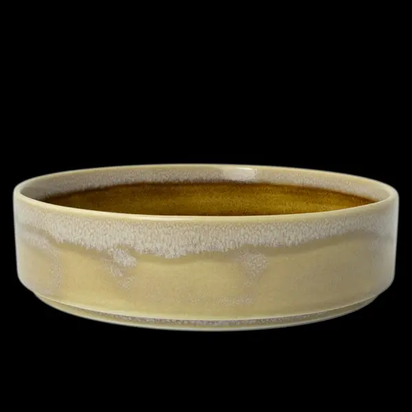 Stacking Deep Plate 122 cl Aurora Vesuvius Amber