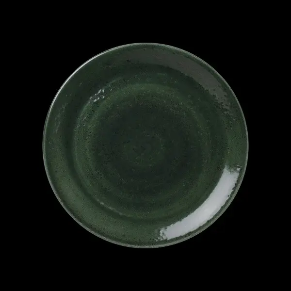 Coupe Plate 28 cm Vesuvius Burnt Emerald