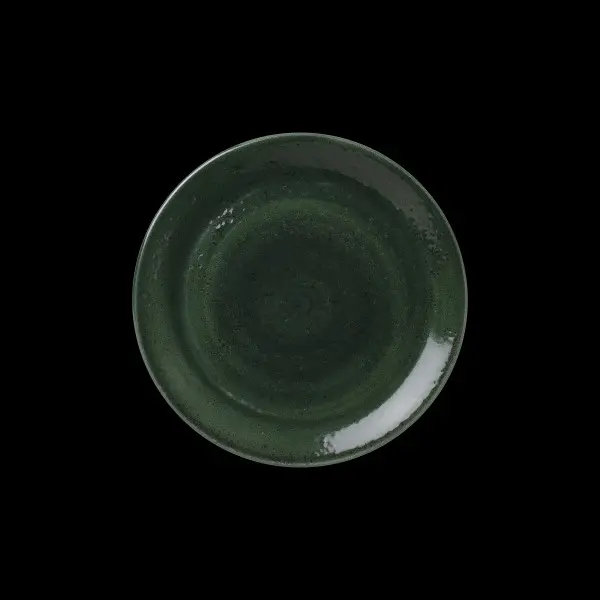 Coupe Plate 15,25 cm Vesuvius Burnt Emerald