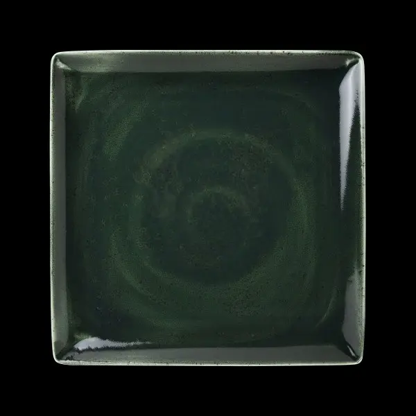 Platte 27 x 27 cm Vesuvius Burnt Emerald