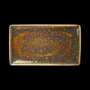 Platte 33 x 19 cm Vesuvius Amber