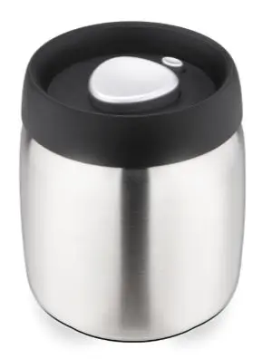 Vorratsdose Edelstahl mit Vakuumierfunktion 800 ml