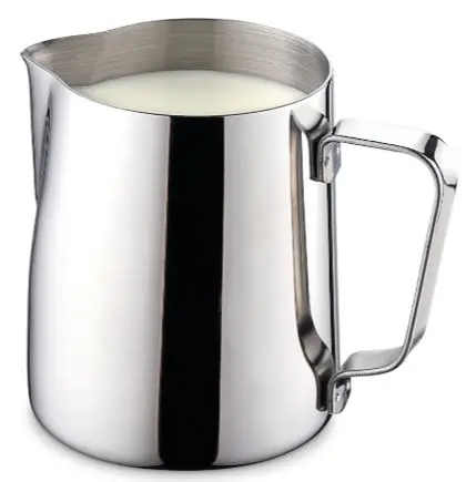 Milchgießer aus Edelstahl 800 ml Premium mit Innenskala