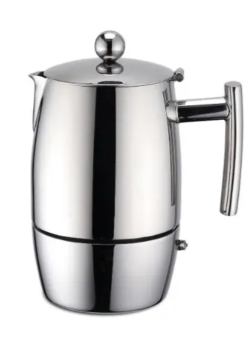Espressokocher Premium aus Edelstahl für 6 Tassen