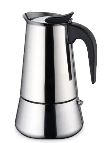 Espressokocher aus Edelstahl für 4 Tassen