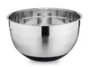 Schüssel Premium aus Edelstahl mit Silikonboden Ø 20 cm