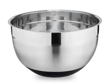 Schüssel Premium aus Edelstahl mit Silikonboden Ø 24 cm