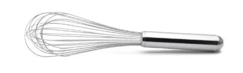 Schneebesen Profi aus Edelstahl 45 cm 12 Doppeldrähte a 1,4 mm