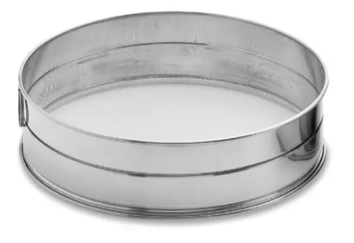 Mehlsieb 1 mm aus Edelstahl Ø 25 cm