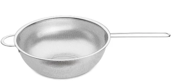 Sieb aus Edelstahl gelocht Ø 23,5 cm