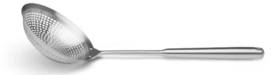 Schaumlöffel mit Rohrgrif tief, gelocht, Ø 16 cm