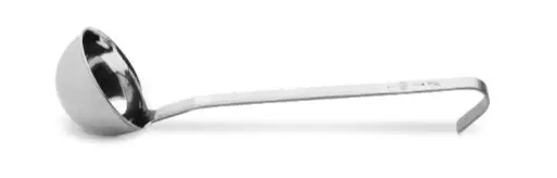 Schöpflöffel aus Edelstahl, kurzer Griff, 200 ml