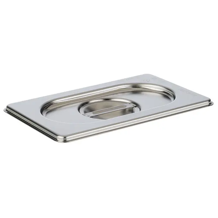 GN Deckel 1/6 ohne Löffelaussparung Edelstahl  