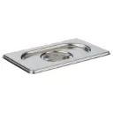 GN Deckel 1/9 ohne Löffelaussparung Edelstahl  