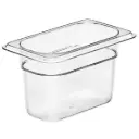 GN-Behälter 1/9-150 mm durchsichtig Polycarbonat