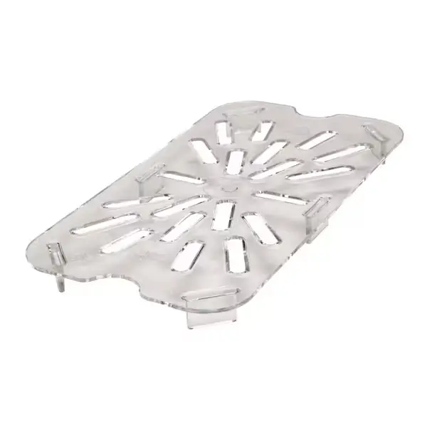 GN-Abtropfplatte 1/3 durchsichtig Polycarbonat