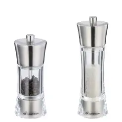 Pfeffermühle 18 cm Acryl / Edelstahl Modell Aachen -Zassenhaus   